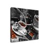 Obraz s hodinami Káva arabica