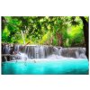 Obraz s hodinami Nádherný vodopád v Thajsku