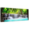 Obraz s hodinami Nádherný vodopád v Thajsku