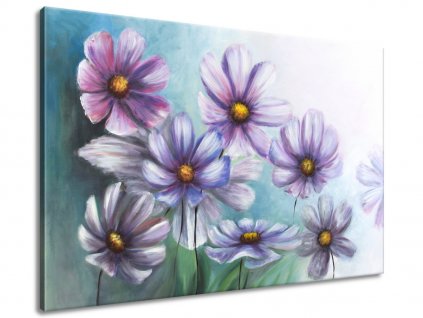 Kézzel festett kép Vidám virágok