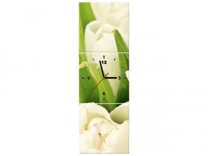 Órás falikép Gyengéd tulipánok - 3 részes