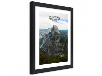 Poszter Szikla a yosemite nemzeti parkban