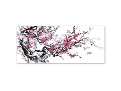 Vászonkép Japán cseresznyevirágok