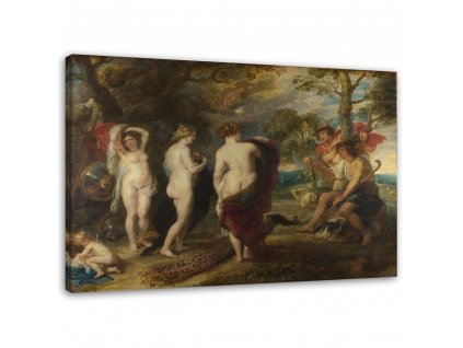 Vászonkép A párizsi ítélet - Peter Paul Rubens, reprodukció