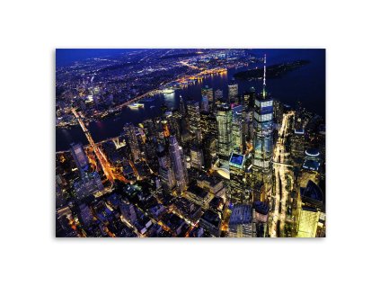 Vászonkép New York City éjszaka
