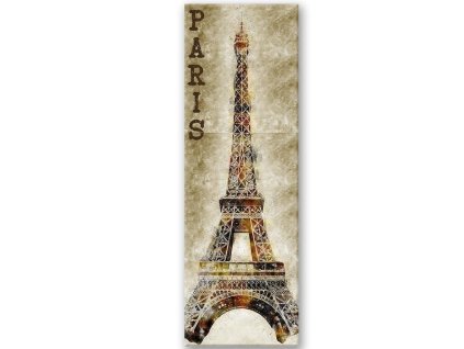 Vászonkép Párizs és az Eiffel-torony