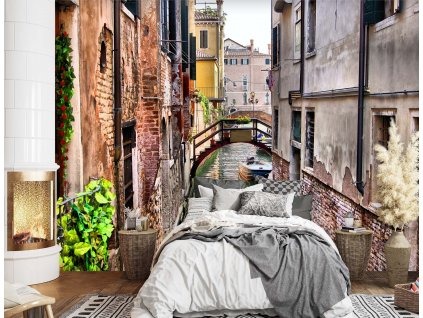 Fotótapéta Velence, híd és gondola