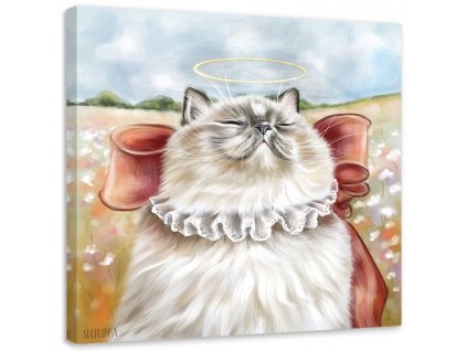 Vászonkép Egy királyi macska egy tisztáson - Svetlana Gracheva