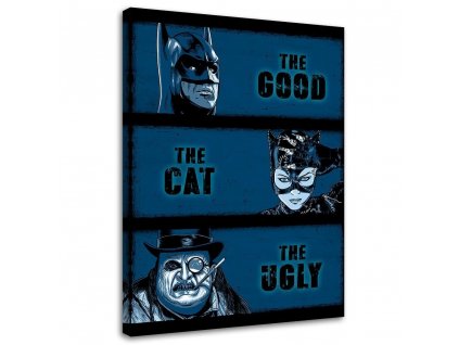 Vászonkép Kollázs Batman, Catwoman, Penguin - DDJVigo