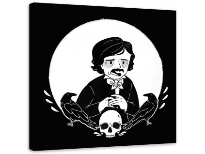 Vászonkép Edgar Allan Poe - Daniela Herrera