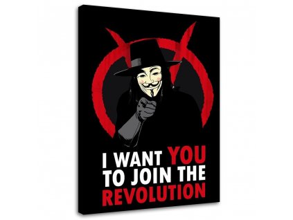 Vászonkép Azt akarom, hogy csatlakozz a forradalomhoz - DDJVigo