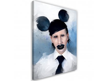 Vászonkép Marilyn Manson füles sapkában - Dmitry Belov