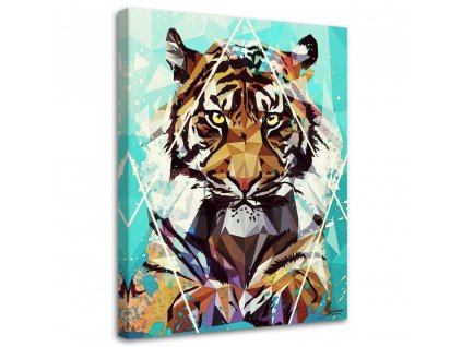 Vászonkép Tigris mint kézzel festett - Cantu