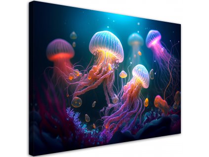Vászonkép Lebegő medúza