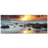 Órás falikép Naplemente az óceán felett