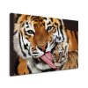 Vászonkép Tigris és kis tigris