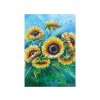 Kézzel festett kép Napraforgók esoben