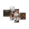 4 részes vászonkép fotóból 100 x 70 cm