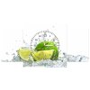Órás falikép Zöld lime - 3 részes