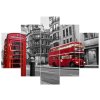 Órás falikép Telefonfülke Londonban UK - 5 részes