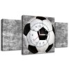 Órás falikép Focilabda - 3 részes