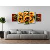 Órás falikép Csodaszép napraforgók - 5 részes