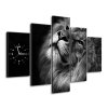 Órás falikép Ezüst oroszlán - 5 részes