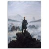 Vászonkép Vándor a ködtenger felett - Caspar David Friedrich, reprodukció