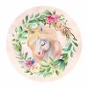 Falmatrica gyerekeknek Unicorns and flowers - egyszarvú és koszorú négy színu rózsával