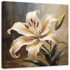 Vászonkép Festett liliom virág