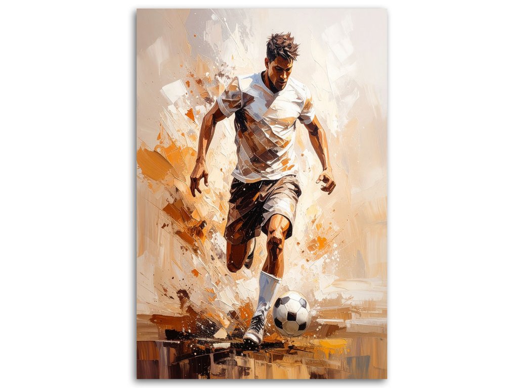 Obraz na plátne Futbalista (Rozmery 60 x 90 cm)