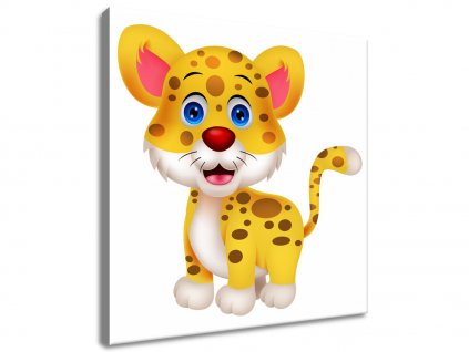 Obraz na plátne Žltý gepard