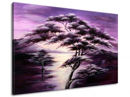 Ručne maľovaný obraz Strom snov 120x80cm + Darček