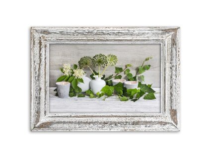 Obraz na plátne Zátišie v štýle shabby chic (Rozmery 60 x 40 cm)