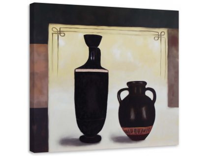 Obraz na plátne Dva čierne džbány