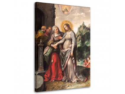 Obraz na plátne Návšteva svätej Alžbety Francken Antwerpy