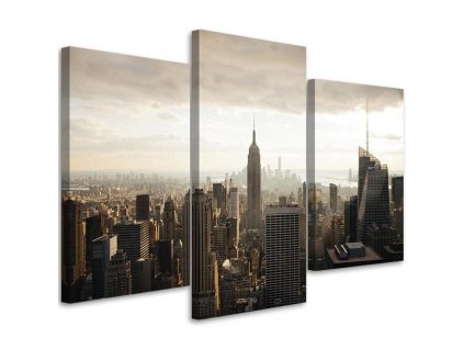 Obraz na plátne Panoráma New Yorku - 3 dielny