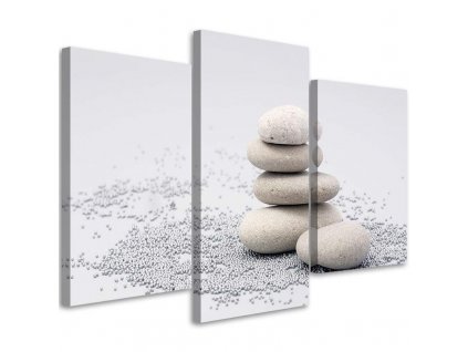 Obraz na plátne Zenové kamene - 3 dielny