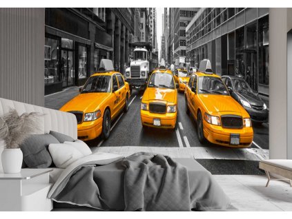 Fototapeta New York city taxíky