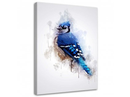 Obraz na plátne Modrý vrabec - Cornel Vlad