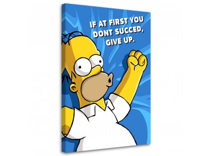 Obraz na plátne Simpsonovci, Homer Simpson - Nikita Abakumov
