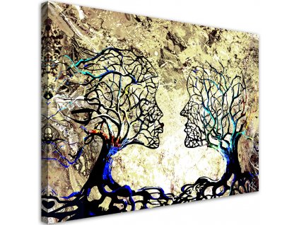 Obraz na plátne Zamilované stromy