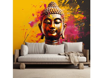 Fototapeta Budha na abstraktnom pozadí