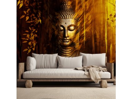 Fototapeta Skrytý zlatý Budha