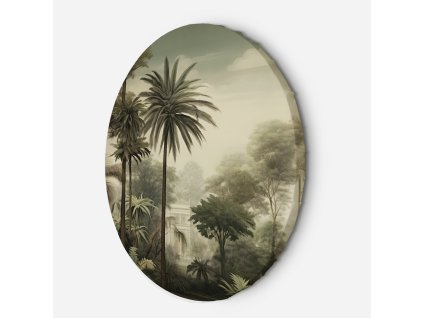 Obraz na plátne Tropické palmy a stromy