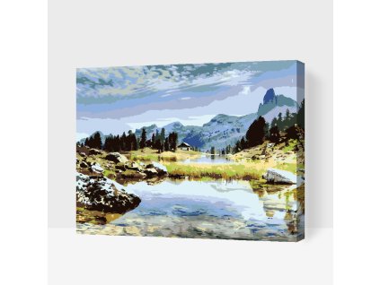 Maľovanie podľa čísel Dolomity