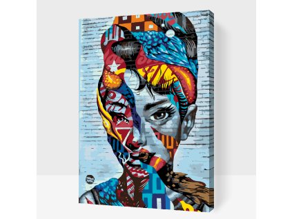 Maľovanie podľa čísel Audrey Hepburn