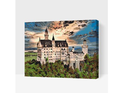 Maľovanie podľa čísel Zámok Neuschwanstein