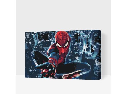 Maľovanie podľa čísel Spiderman v akcii