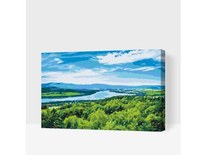 Maľovanie podľa čísel Národný park Šumava